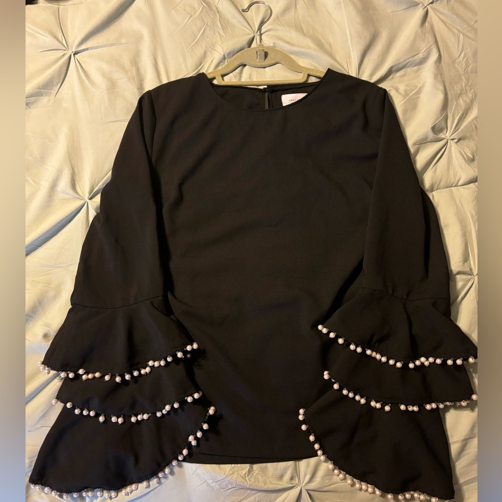 Grey Lab • Tiered Ruffle Long Sleeve